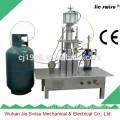 CJXH-800A 2 in 1 semi automatic aerosol filling machine for small business